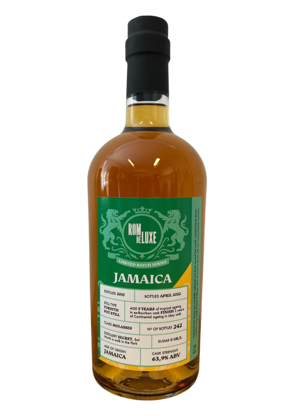 Rom De Luxe Limited Batch Series Jamaïca 7Y Islay Finish 63.9%