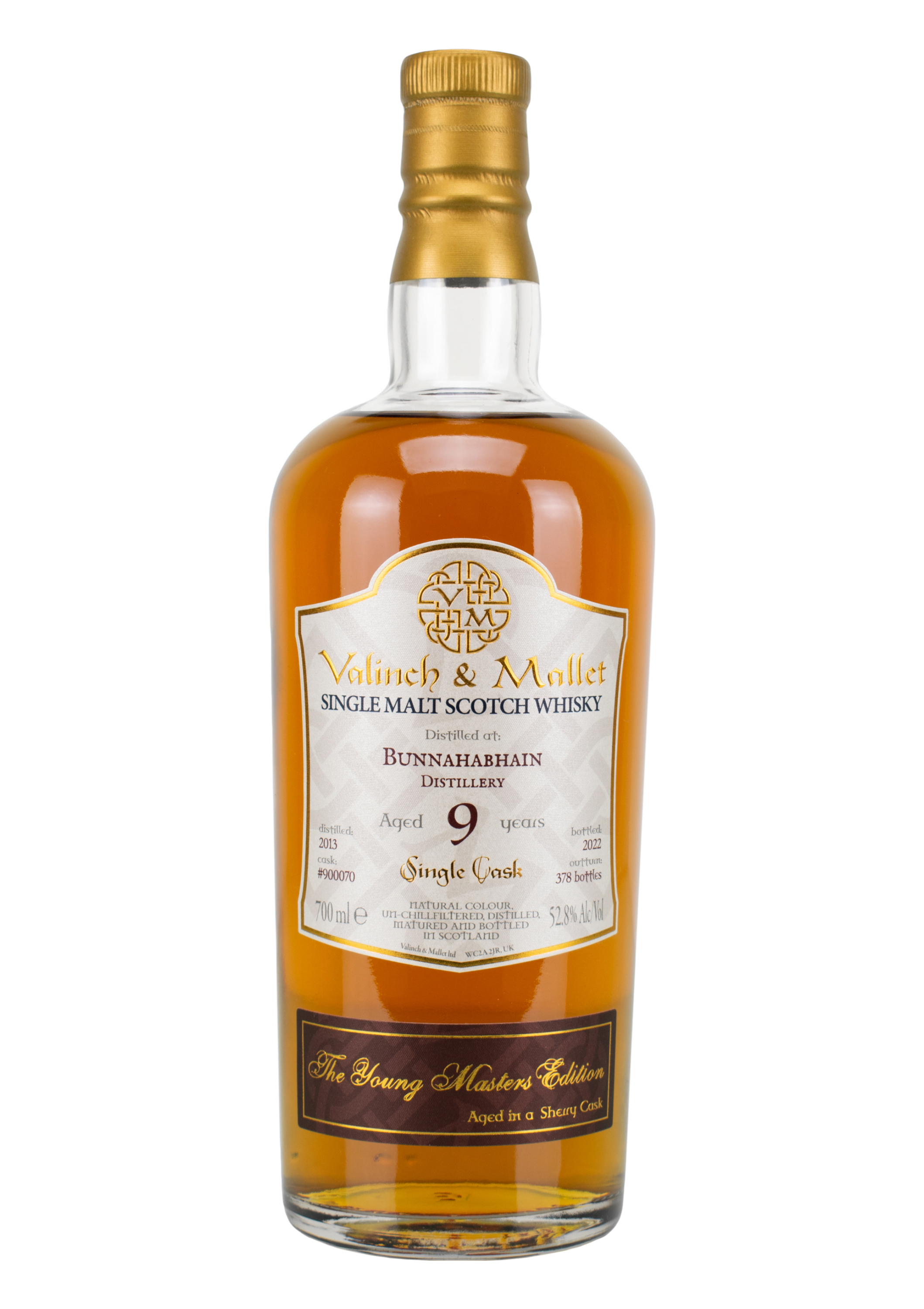 Valinch & Mallet Bunnahabhain 2013 9Y 52.8%