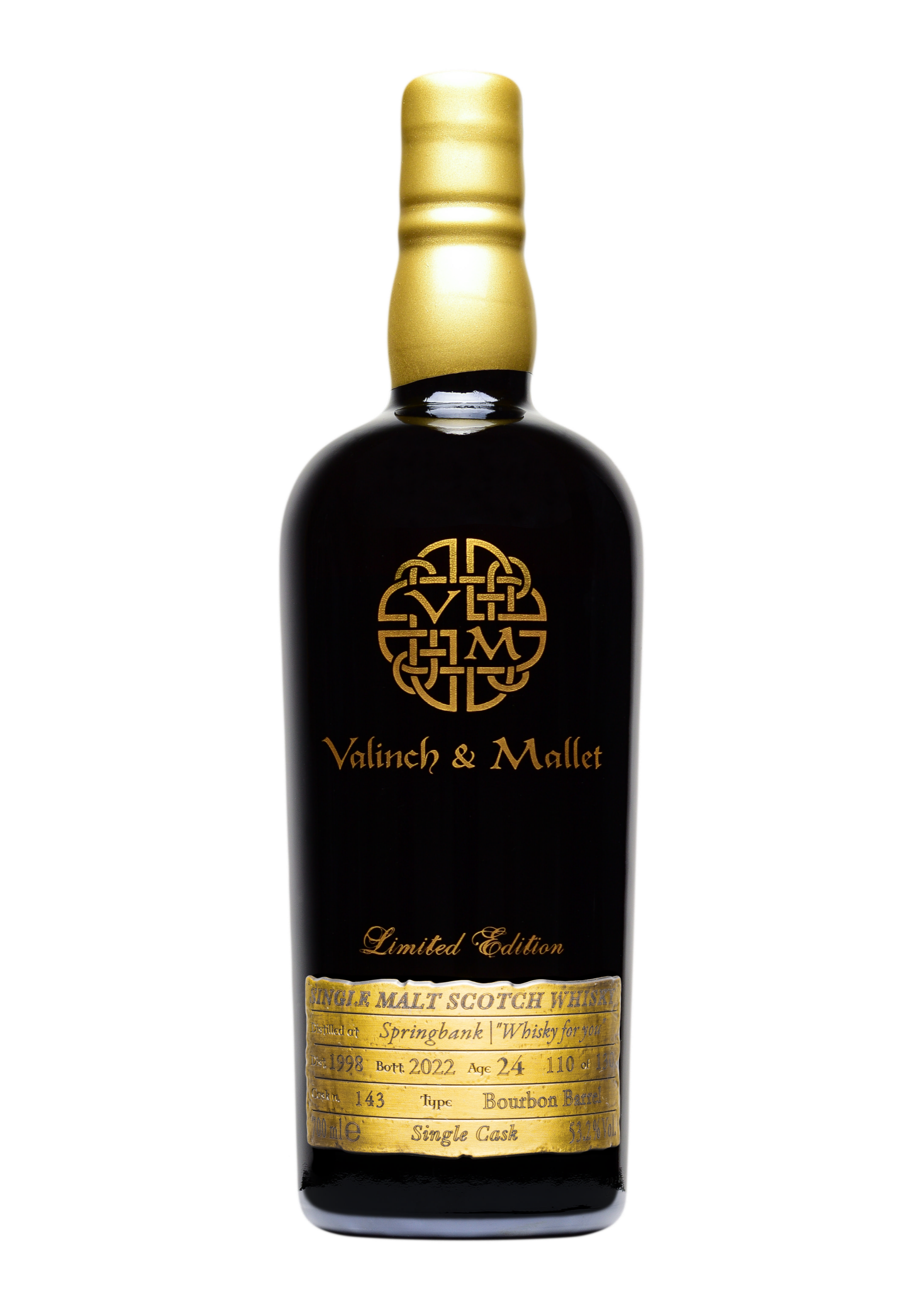 Valinch & Mallet Springbank 1998 24Y 53.2%