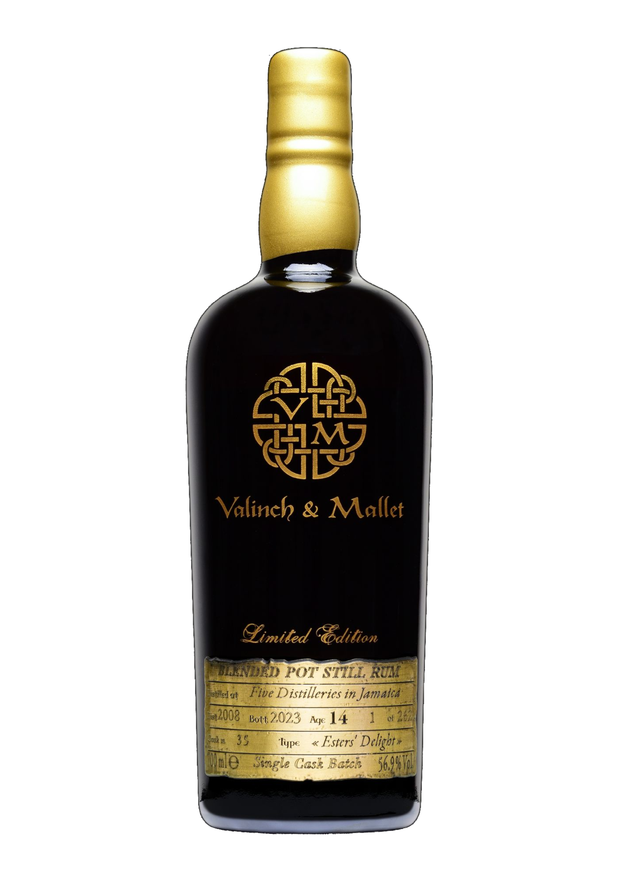 Valinch & Mallet Blend Esters Delight  5 Distilleries in Jamaica 2008 14Y 56.9%